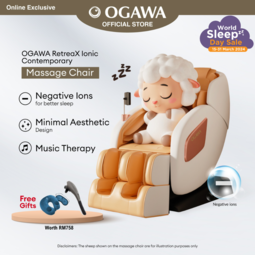 Ogawa Retreax Ionic Contemporary Massage Chair Buzzy Handheld Massager + Tinkle-X [Free Shipping WM]*
